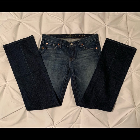 7 For All Mankind Bootcut Size 30 Jeans EUC! - Picture 3 of 8